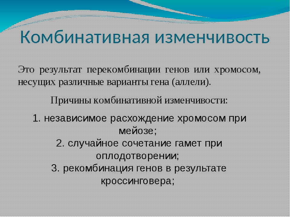 Причины изменчивости. Комбинативная изменчивость. Причины комбинативной изменчивости схема. Комбинативная изменчивость типы. Результат комбинативной изменчивости.