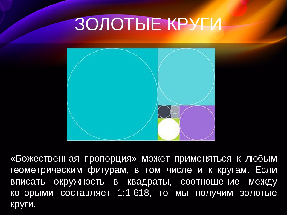 Золотое сечение готовая презентация
