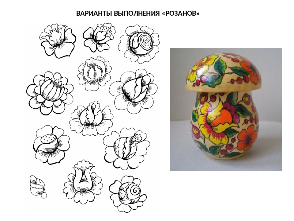 Полхов майданская роспись картинки для детей