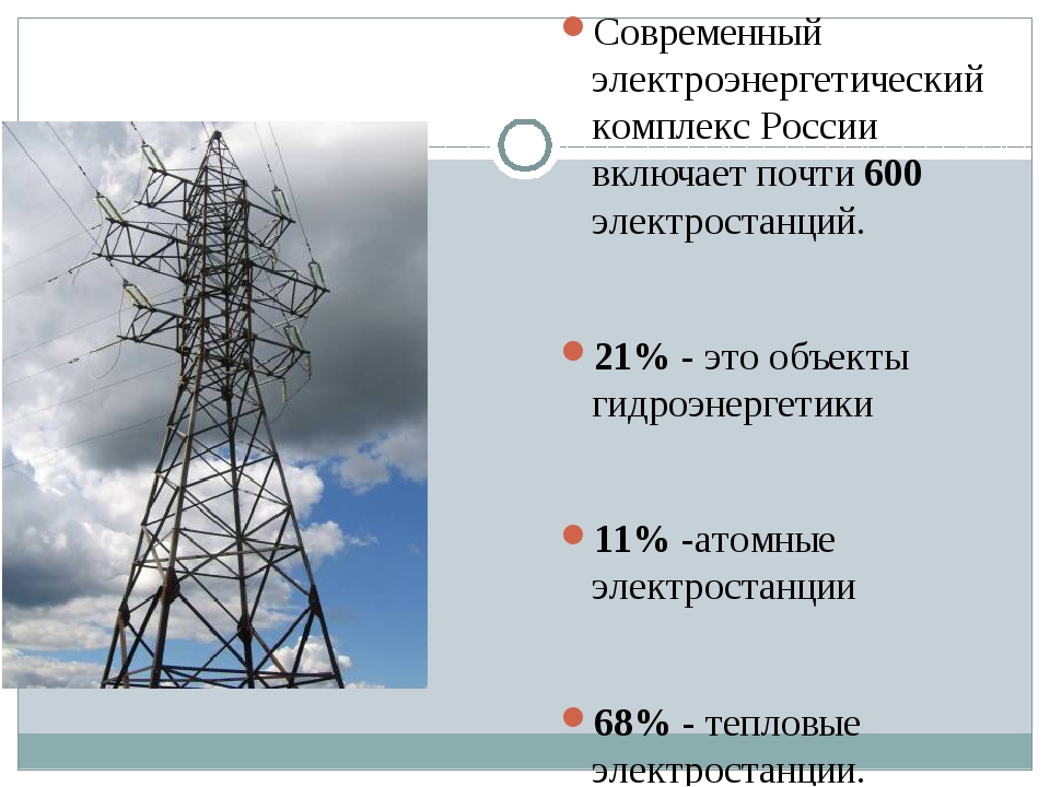 Электрическая энергия картинка