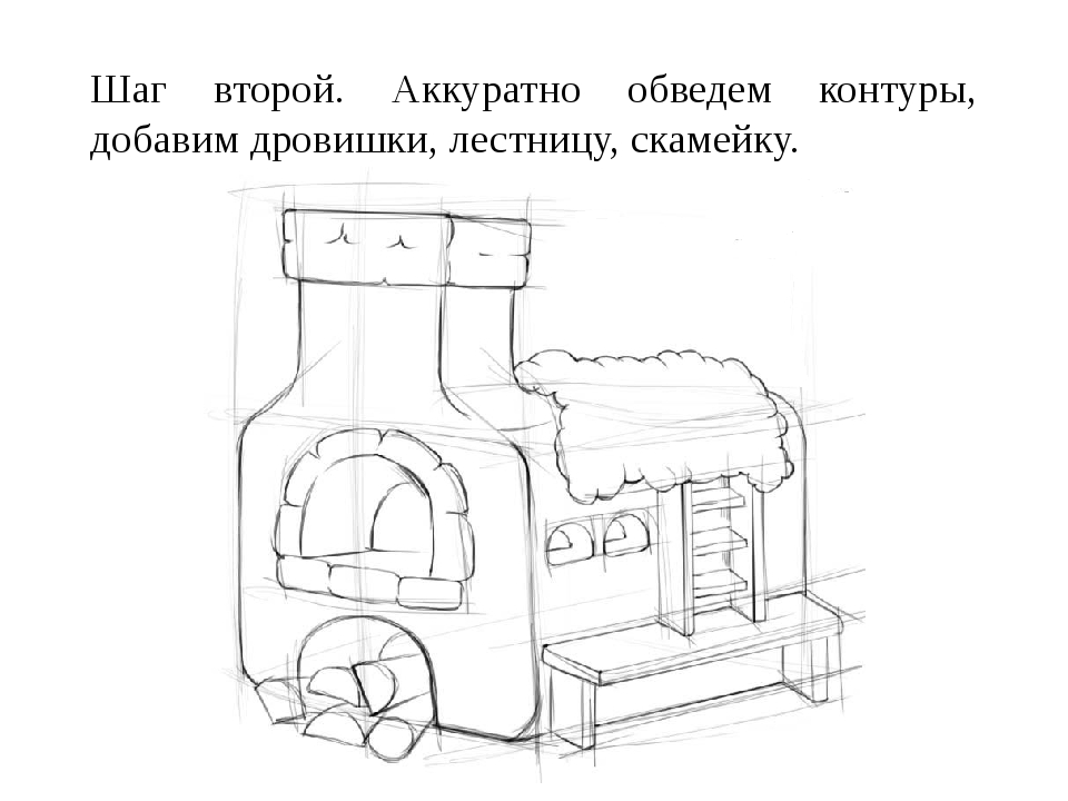 Дом снаружи и внутри урок изо 1 класс презентация поэтапное рисование