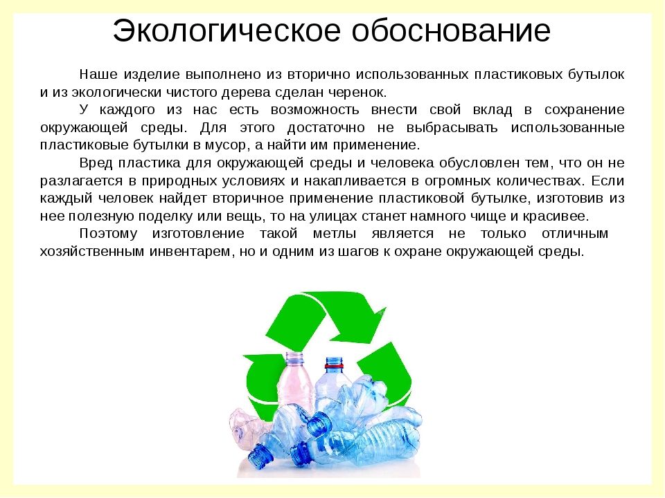 Что написать в экологическом обосновании в проекте