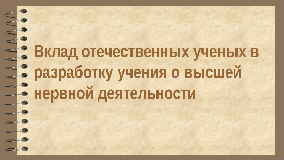 Вклад отечественных ученых в разработку учения