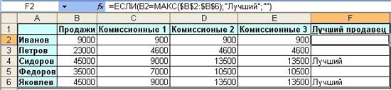 Ссылки встроенные функции ms excel практическая работа 4 решение