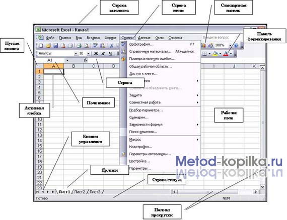 Табличный процессор ms excel ввод и редактирование данных