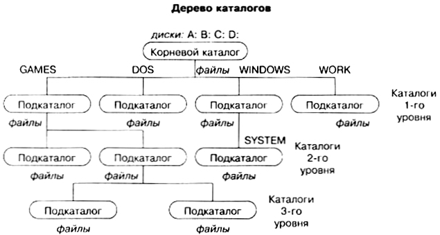 Что такое иерархическая файловая система